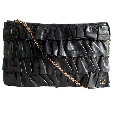 vintage ruffle chanel clutch|Chanel Vintage Clutches .